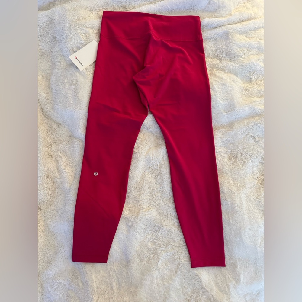 NWT lululemon Wunder Train HR Tight 28”, Passionate, 14 - Picture 13 of 16